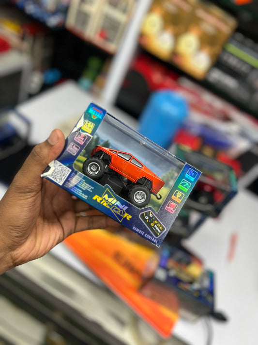 TESLA CYBERTRUCK WITH EXTENDED SUSPENSION FOR OFFROAD Mini Diecast RC Car | Remote & App Control, 3 Speed Modes, Drift Mode