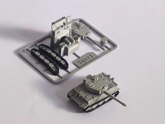 Tiger Tank Model Kit – DIY Assembly Toy with Detachable Parts steam