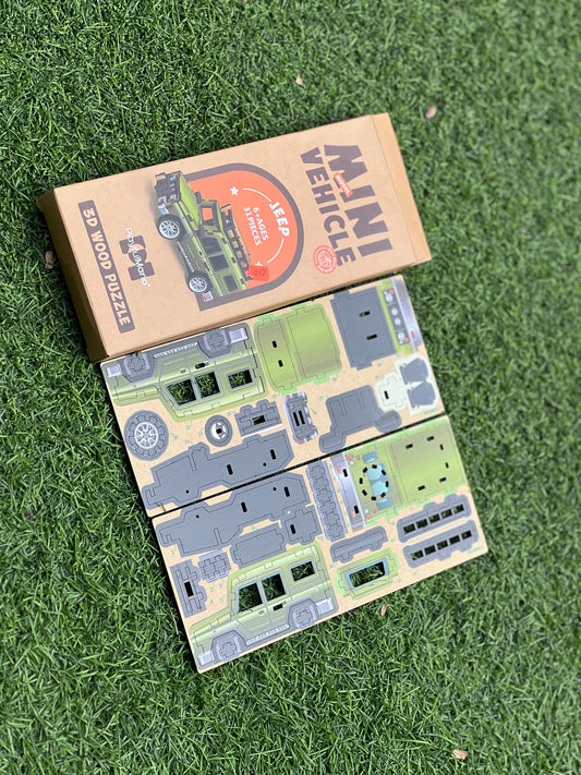 3D Wooden Puzzle | Mechanical DIY Model Toy for Kids & Adults steam