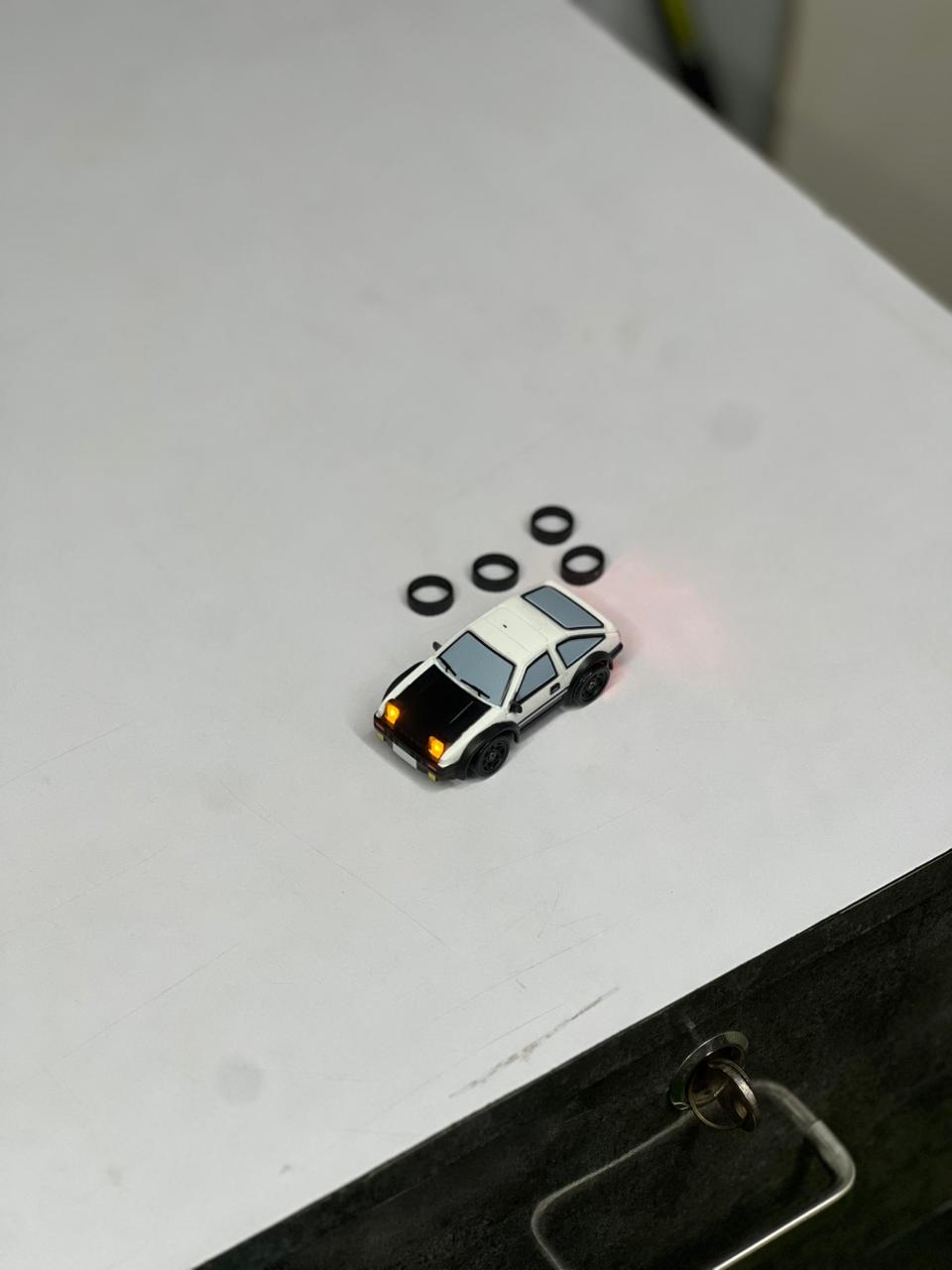 TOYOTA AE86 1:64 Mini RC Drift Car | 4WD, Proportional Control, LED Lights