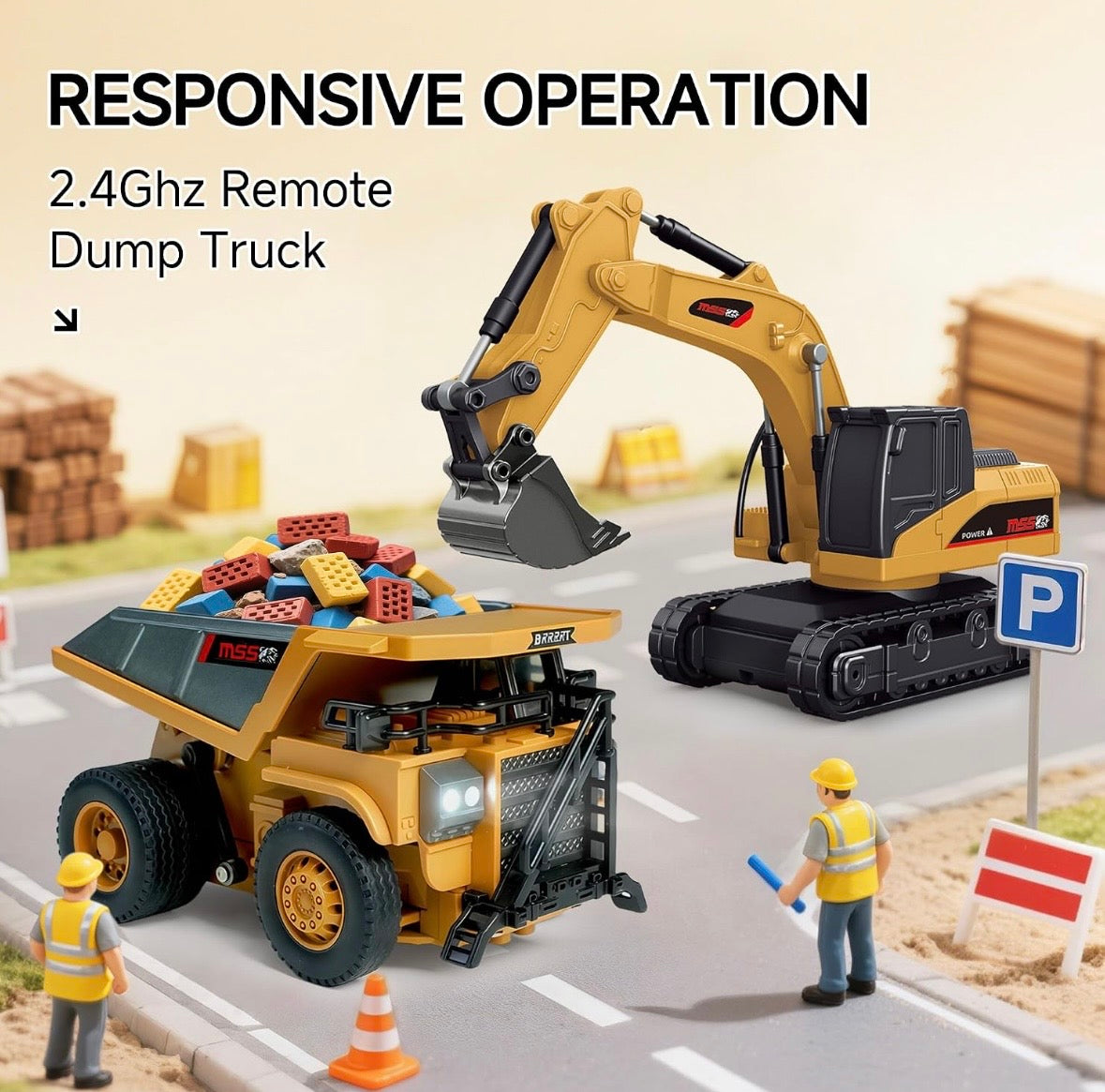 RC MINI DUMP TRUCK 1:64