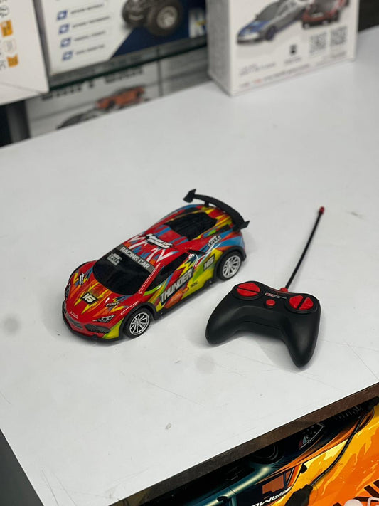 Thunder Sports RC Car – 4-Channel Remote Control Super Speed Car with Body Lights (Lamborghini Inspired Design)