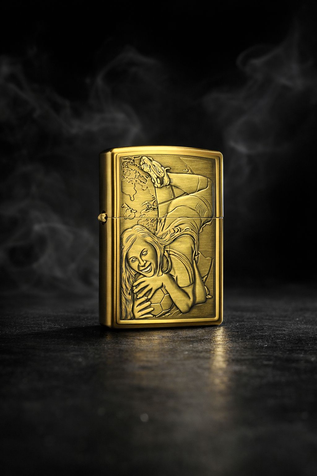 Zippo Windproof Brass Coated Lighter