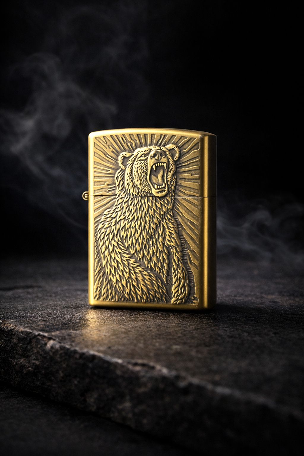 Zippo Windproof Brass Coated Lighter