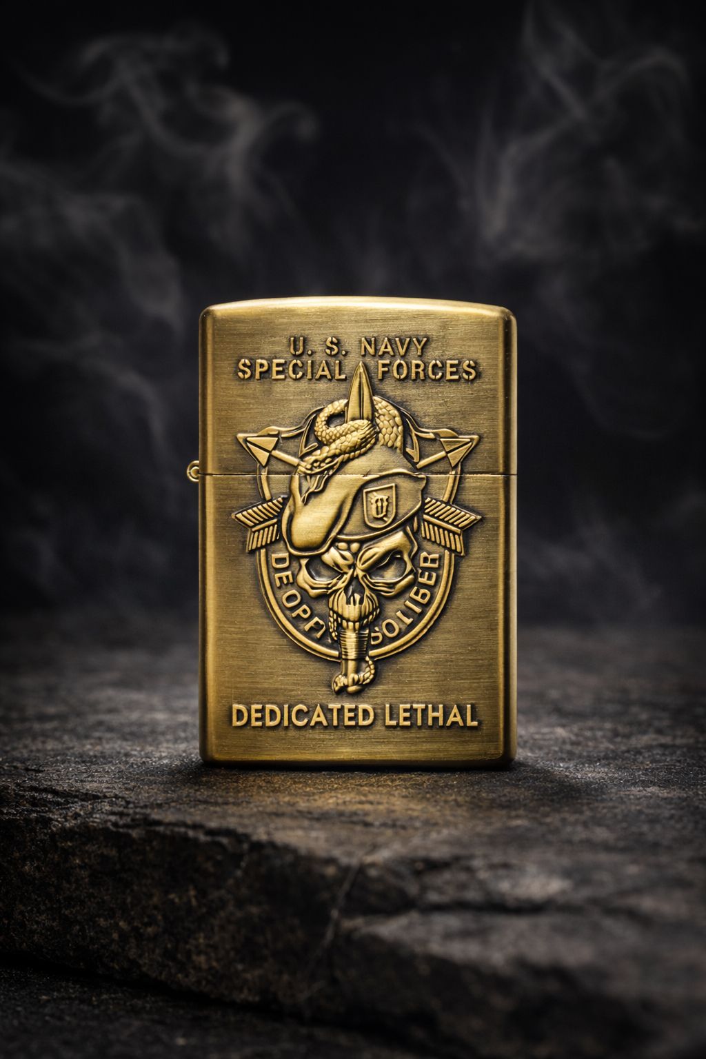Zippo Windproof Brass Coated Lighter