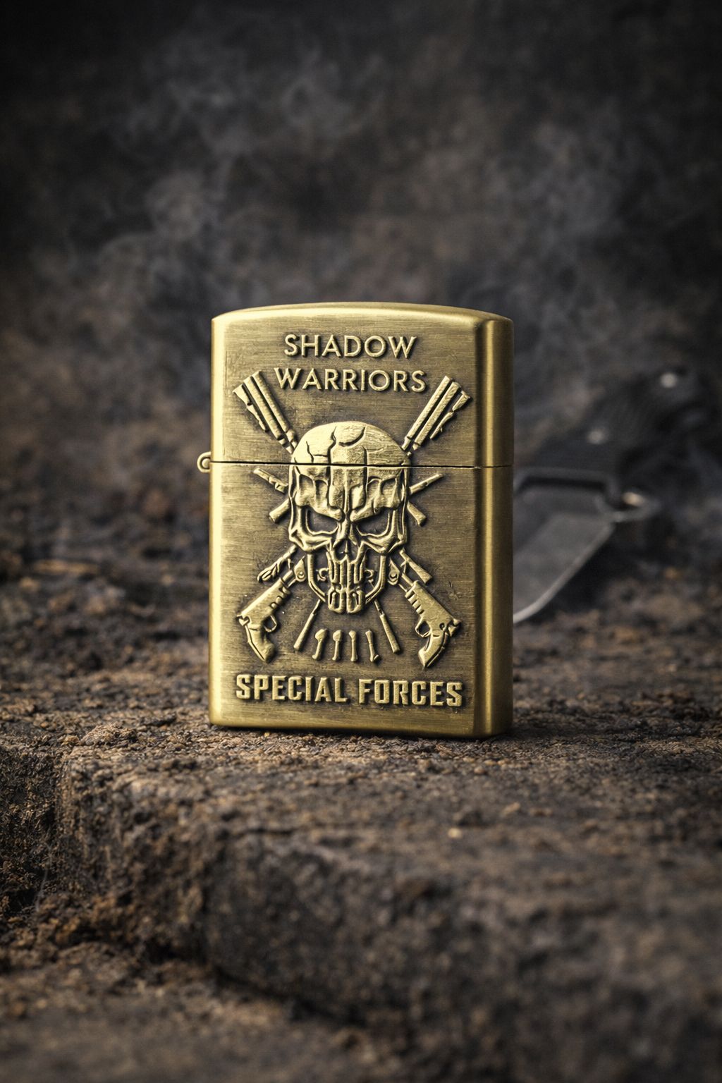 Zippo Windproof Brass Coated Lighter