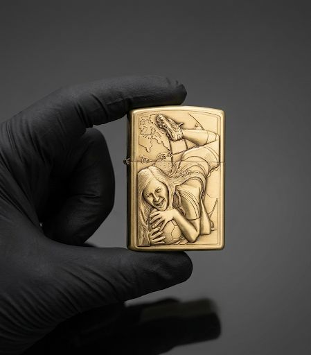 Zippo Windproof Brass Coated Lighter