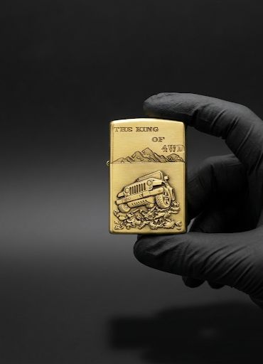 Zippo Windproof Brass Coated Lighter