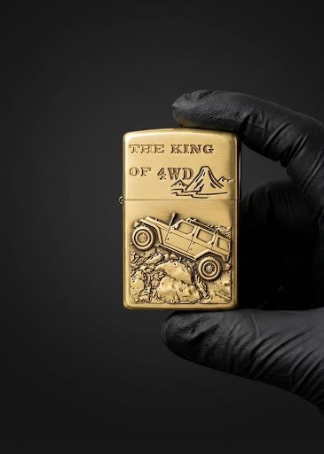 Zippo Windproof Brass Coated Lighter