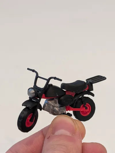 Honda Monkey Z50J Motorcyle Model Kit – DIY Assembly Toy with Detachable Parts steam