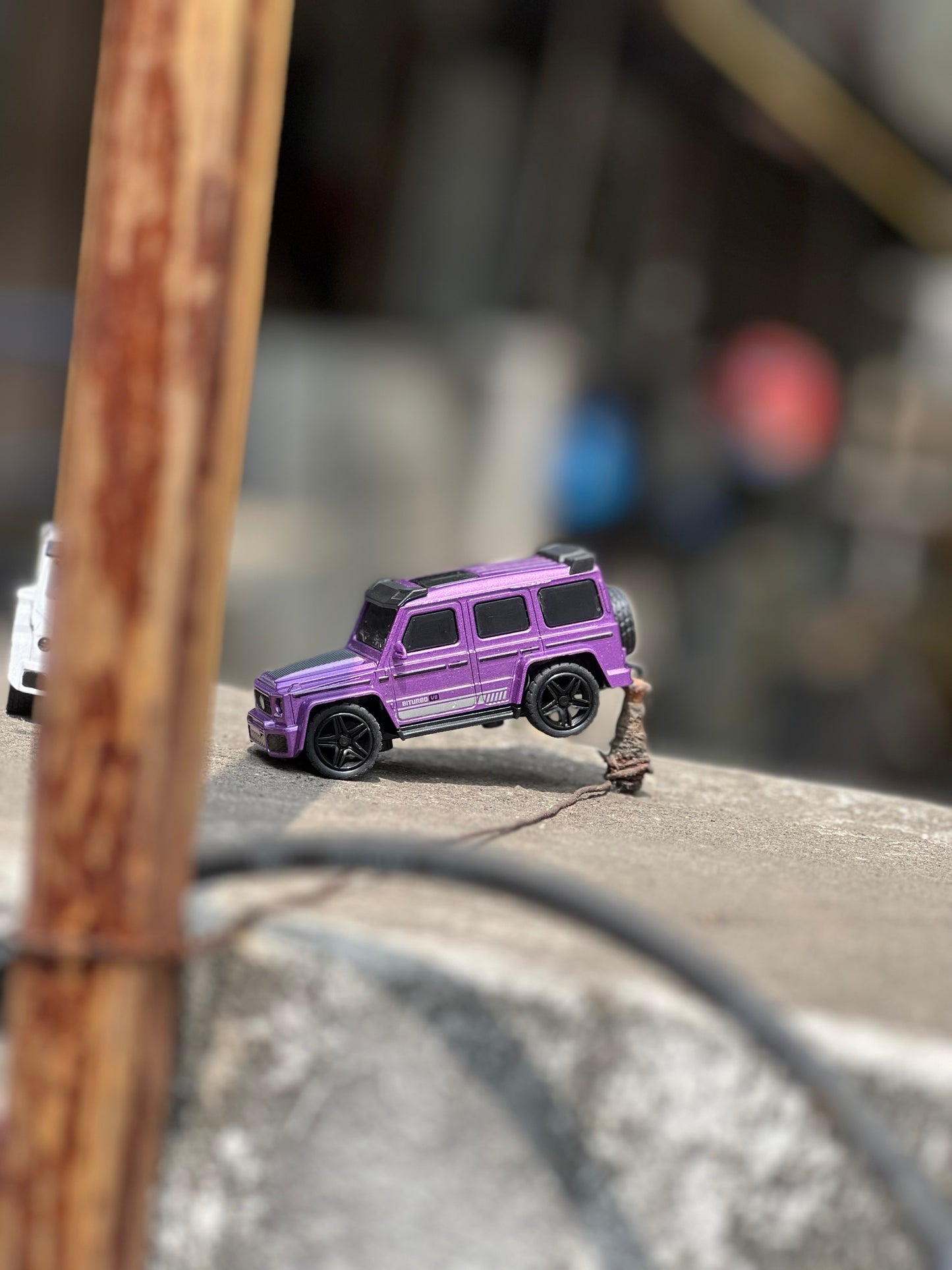 G-Wagon Mini RC Car | 1:64 Scale | 2WD | 3-Speed Control | Auto Play