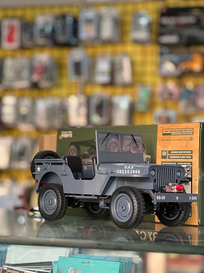 1:10 Scale Willys Jeep 4WD RC – Metal Chassis | Working Winch | Removable Hood | Premium Off-Road Edition