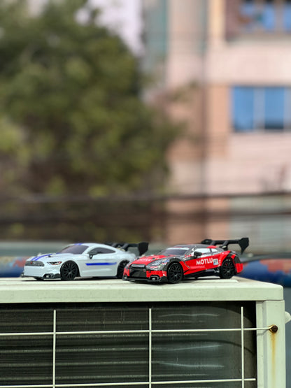 FORD Mustang Style 4WD Drift Rally RC Car | 20+ KM/H | LED Lights