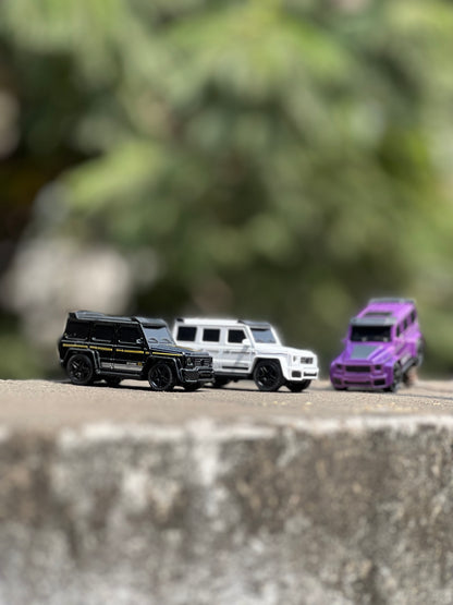 G-Wagon Mini RC Car | 1:64 Scale | 2WD | 3-Speed Control | Auto Play