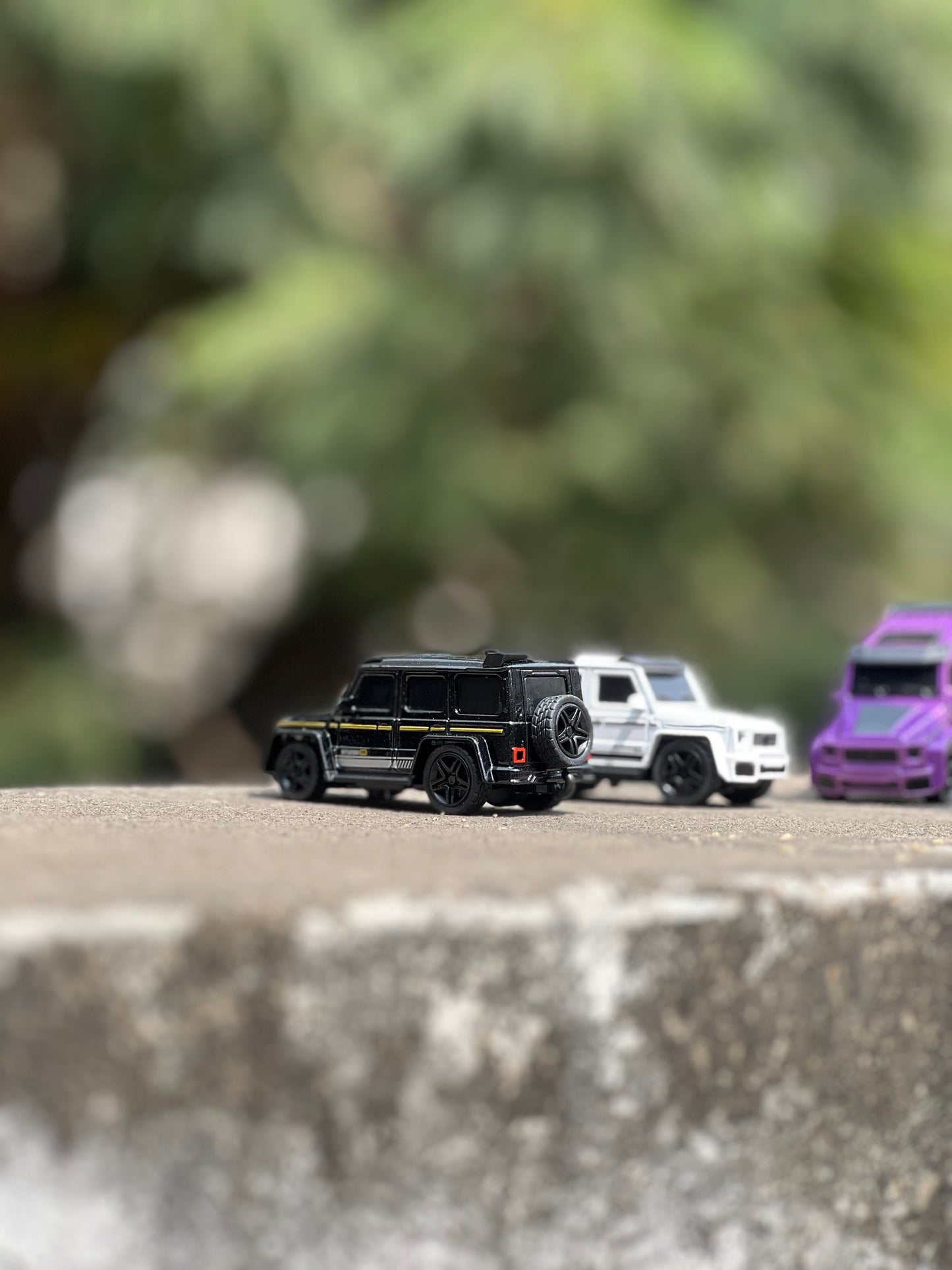 G-Wagon Mini RC Car | 1:64 Scale | 2WD | 3-Speed Control | Auto Play