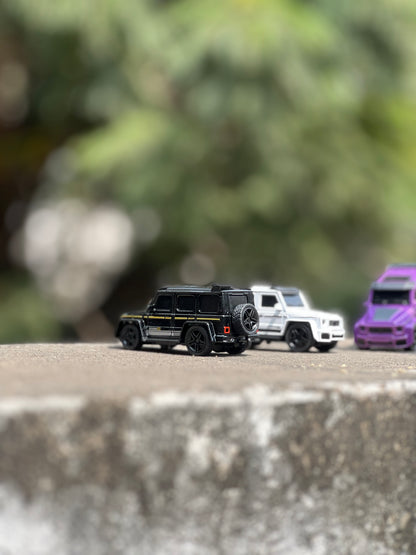 G-Wagon Mini RC Car | 1:64 Scale | 2WD | 3-Speed Control | Auto Play
