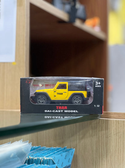 Mahindra Thar 1:43 Scale Diecast Model – Metal Body with Opening Doors