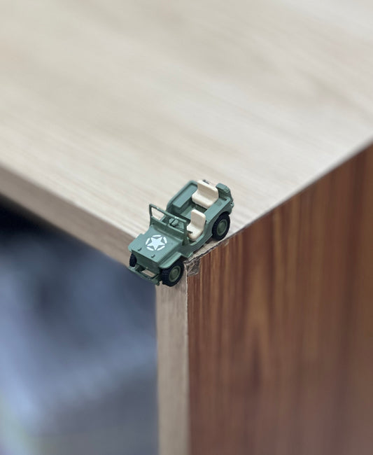 Mini Military Jeep Model Kit – DIY Assembly Toy with Detachable Parts steam