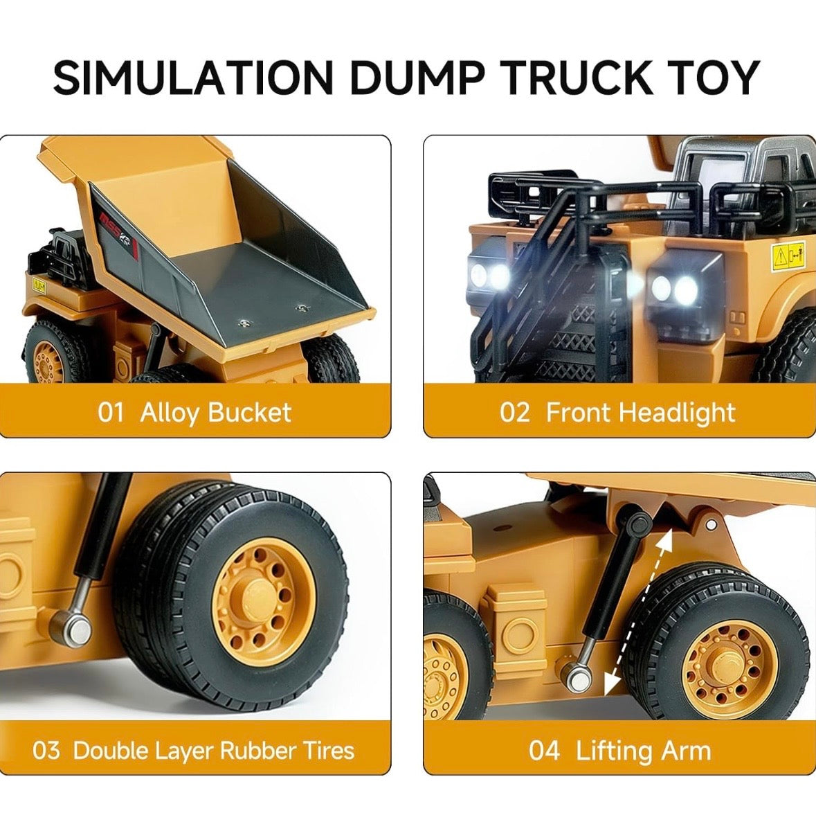 RC MINI DUMP TRUCK 1:64