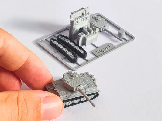 Tiger Tank Model Kit – DIY Assembly Toy with Detachable Parts steam