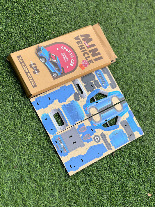 3D Wooden Puzzle | Mechanical DIY Model Toy for Kids & Adults steam