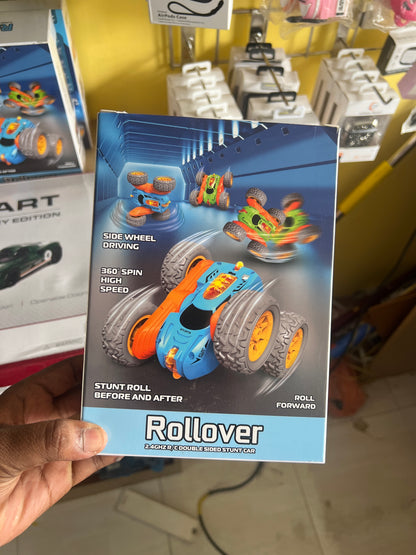 Rollover 360° Double-Sided 20 KM/HR Stunt RC Car – 2.4GHz High-Speed Spin & Flip Remote Control Car