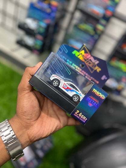 BMW M4 GT3 Mini Diecast RC Car | Remote & App Control, 3 Speed Modes, Drift Mode