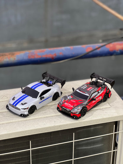 FORD Mustang Style 4WD Drift Rally RC Car | 20+ KM/H | LED Lights