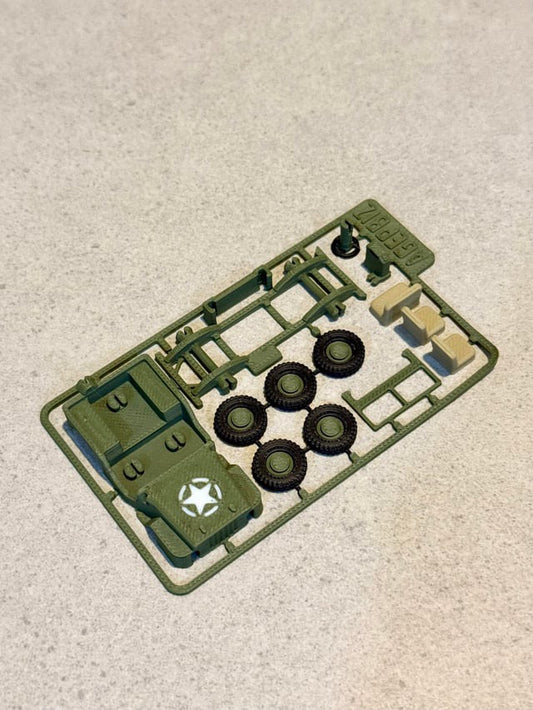 Mini Military Jeep Model Kit – DIY Assembly Toy with Detachable Parts steam