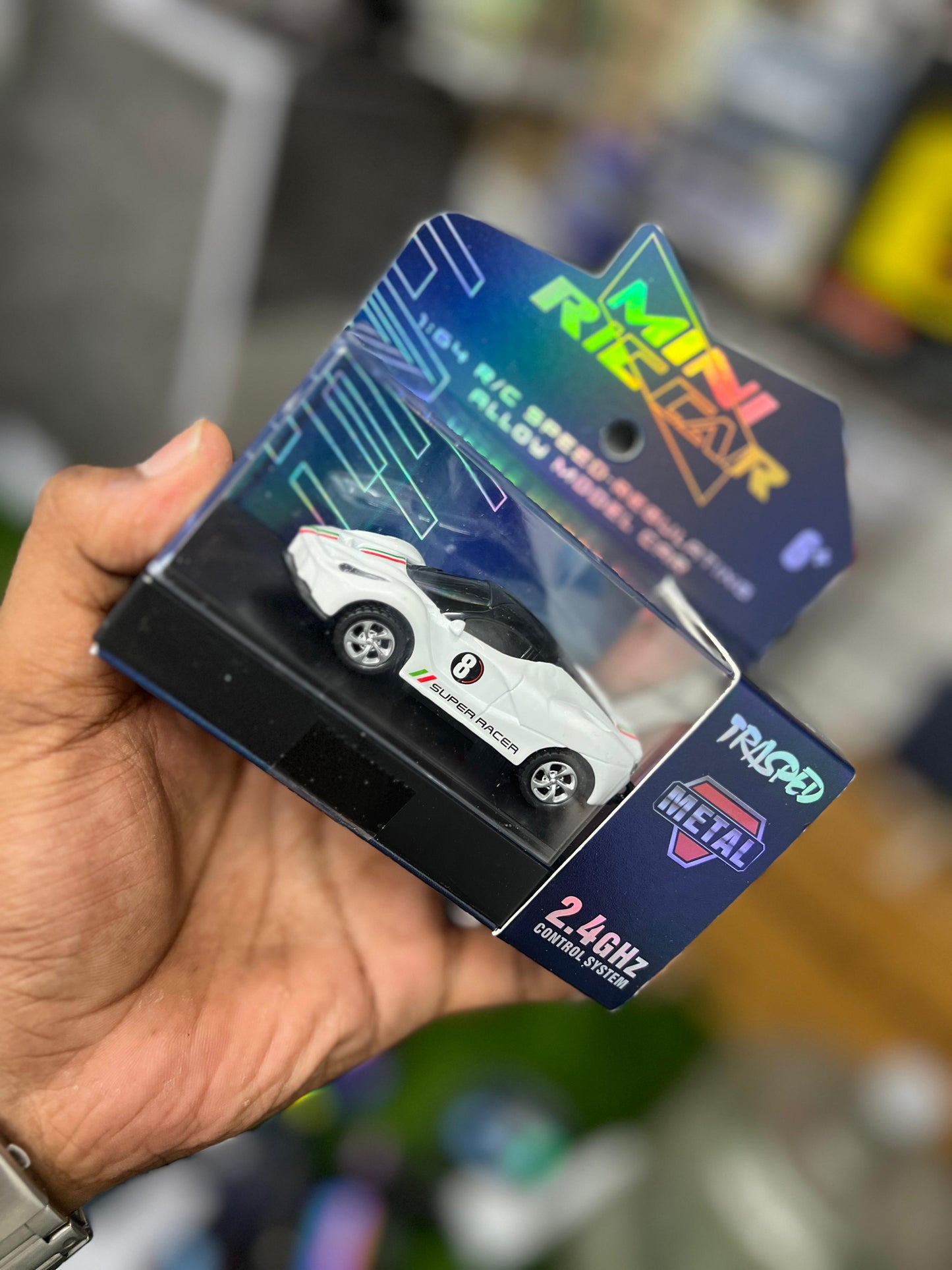 Ferrari SF90 Stradale Mini Diecast RC Car | Remote & App Control, 3 Speed Modes, Drift Mode