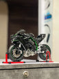 1:6 Scale Kawasaki Ninja H2R Diecast Motorcycle | Sound, Lights & Rechargeable Model