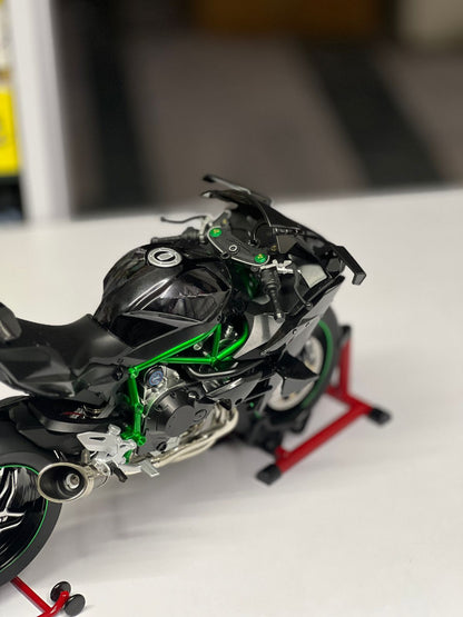1:6 Scale Kawasaki Ninja H2R Diecast Motorcycle | Sound, Lights & Rechargeable Model
