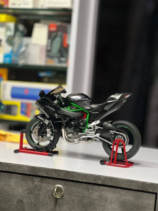 1:6 Scale Kawasaki Ninja H2R Diecast Motorcycle | Sound, Lights & Rechargeable Model