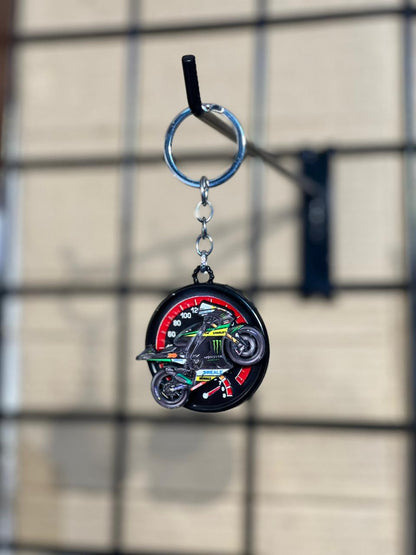 Superhero Fidget Spinner Keychain – Metal Chibi Design with Smooth Spin