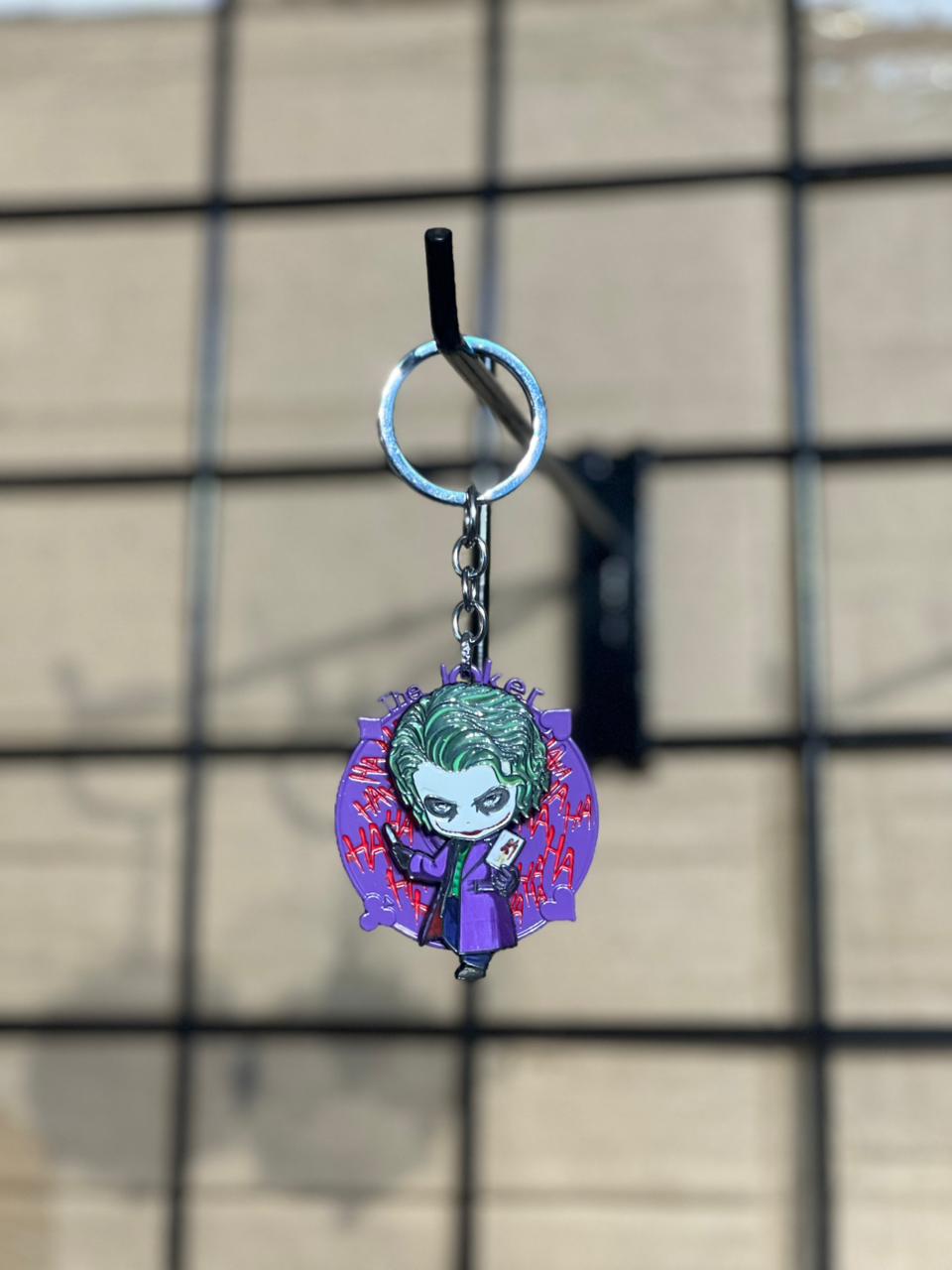 Superhero Fidget Spinner Keychain – Metal Chibi Design with Smooth Spin