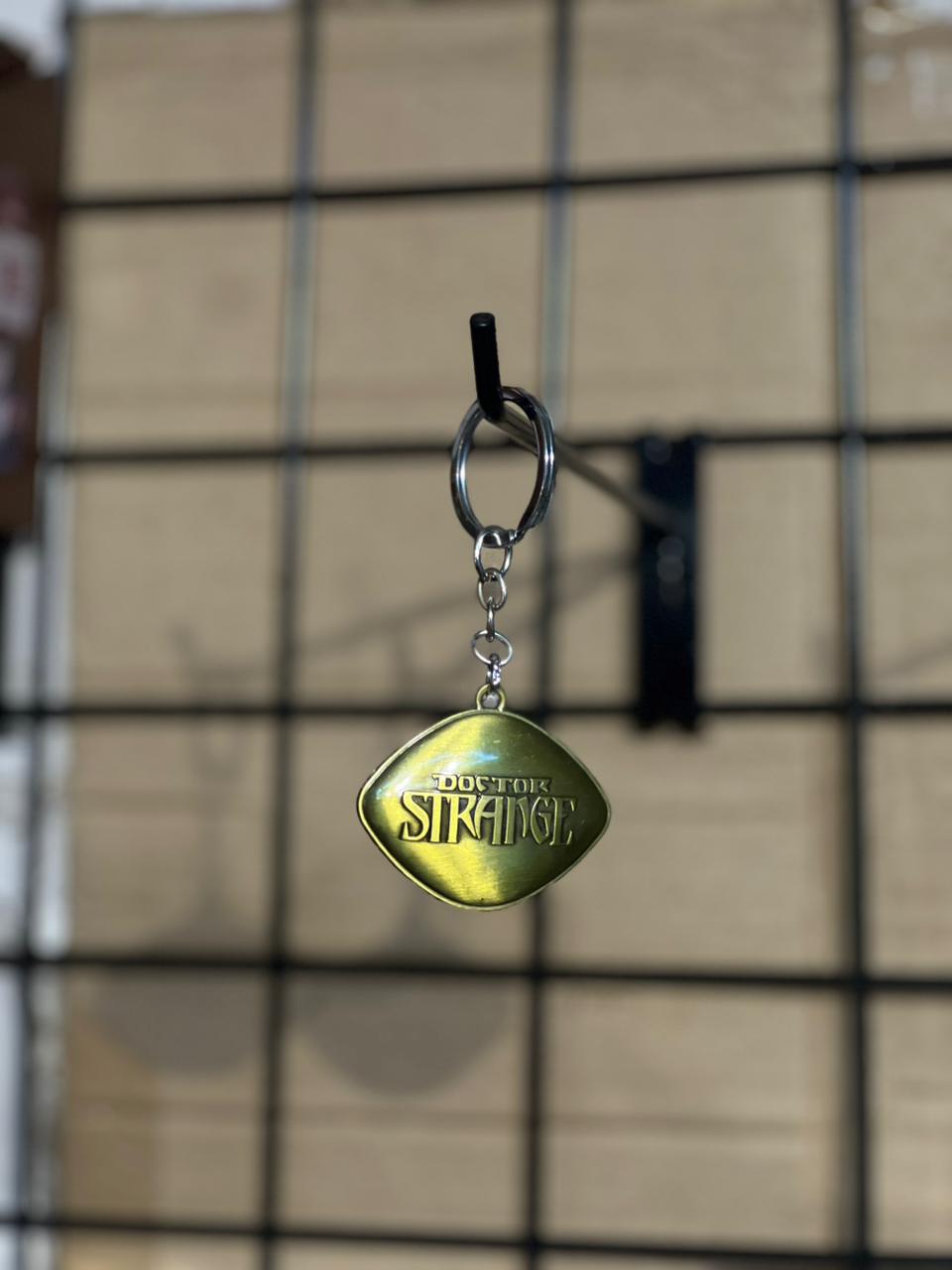 Superhero Fidget Spinner Keychain – Metal Chibi Design with Smooth Spin