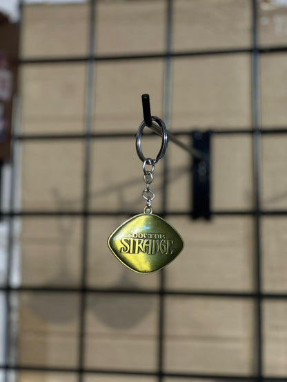 Superhero Fidget Spinner Keychain – Metal Chibi Design with Smooth Spin