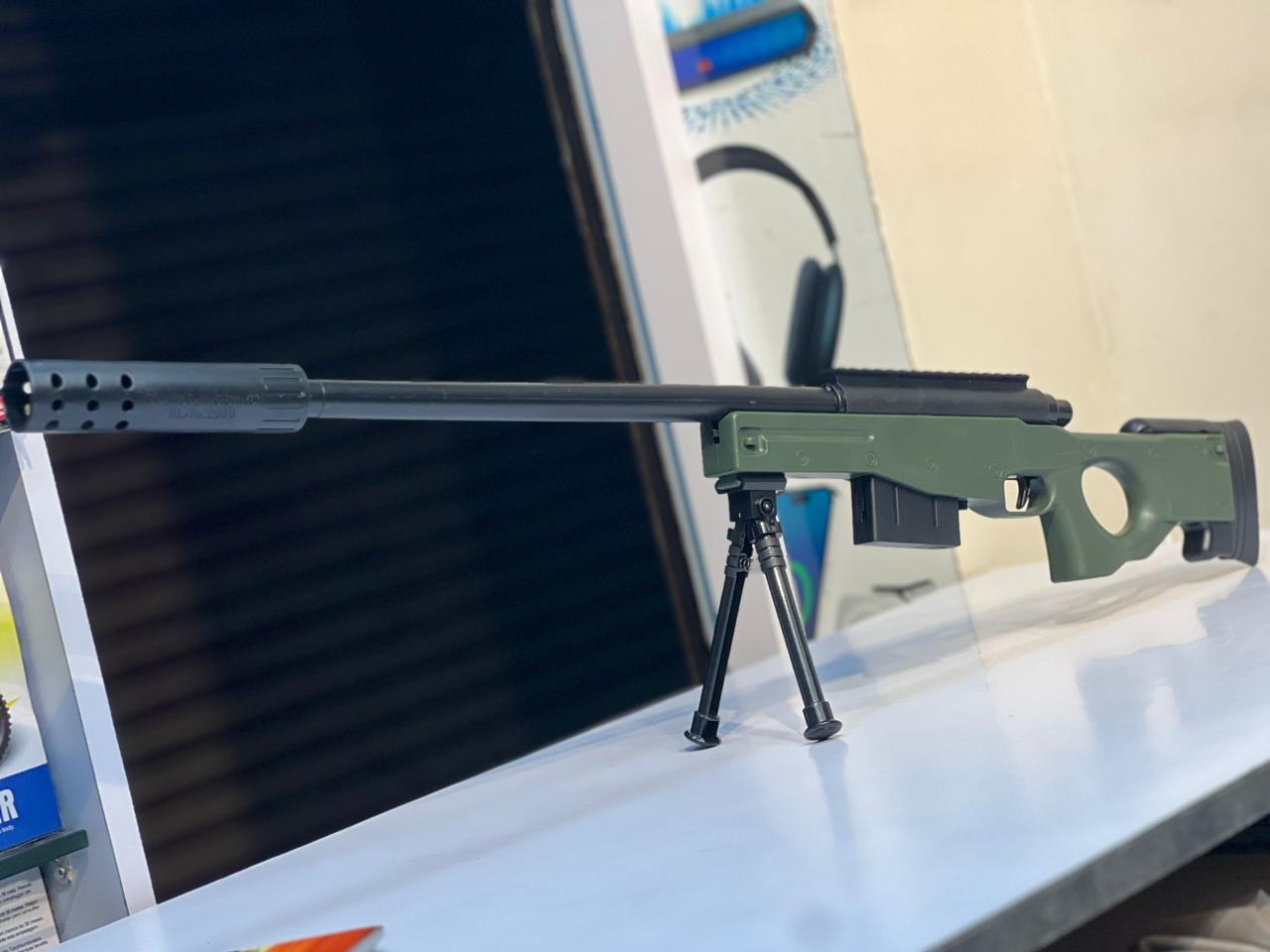 M24 & AWM Sniper Combo Set with Soft Bullets | 8X Scope, Muzzle & Magazine