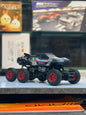 6-Wheel Off-Road RC Monster Truck with 4WD, Smoke Effect & Fiber Casting Body