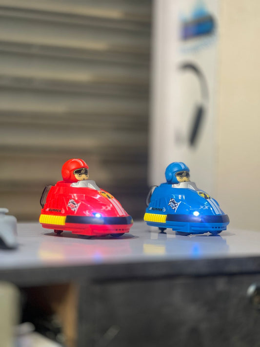 Go Kart RC Collision Car Series | 2-Player Battle Set with Ejectable Drivers & Rechargeable Batteries (KISSING CARS)