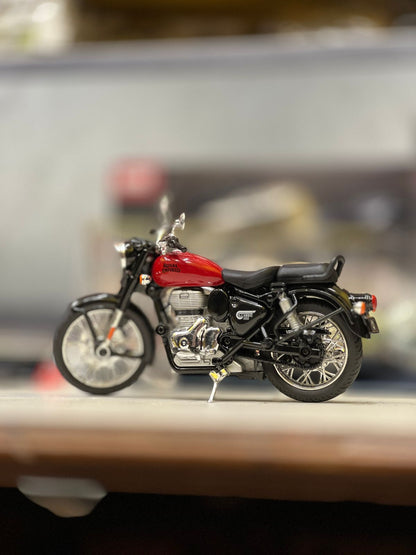 Licensed Classic 350 Free Wheel Toy Bike | Pull-Back Mechanism & Dual Seat Mode