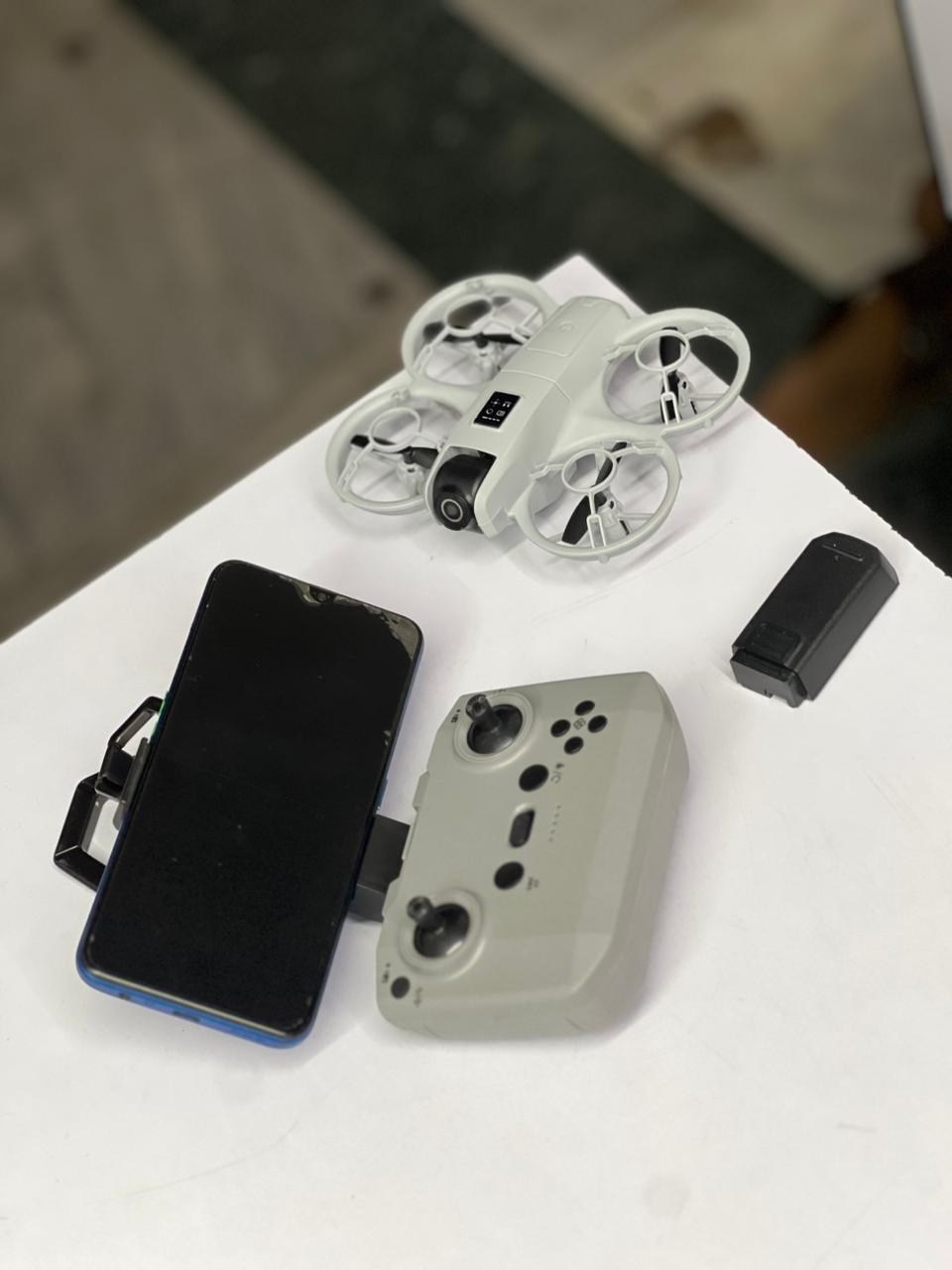 Beginner Camera Drone with Remote Control, Single Battery & Detachable Phone Holder