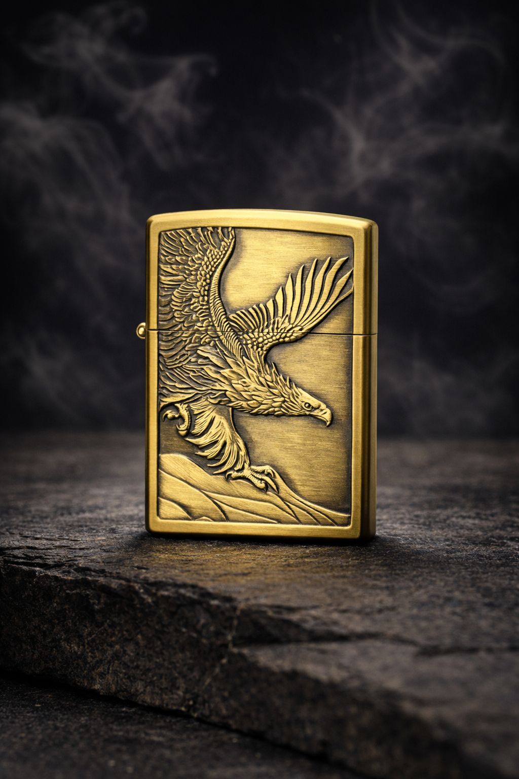 Zippo Windproof Brass Coated Lighter