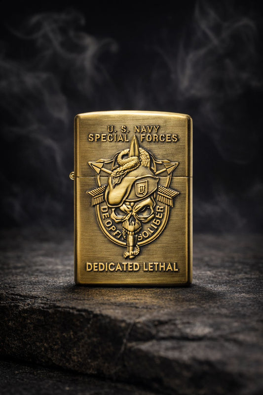 Zippo Windproof Brass Coated Lighter