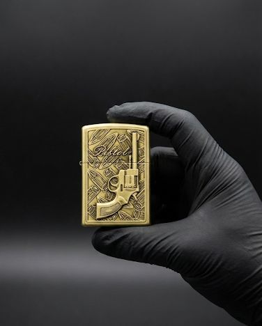 Zippo Windproof Brass Coated Lighter