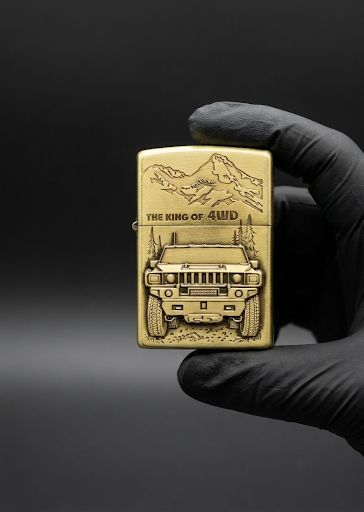 Zippo Windproof Brass Coated Lighter