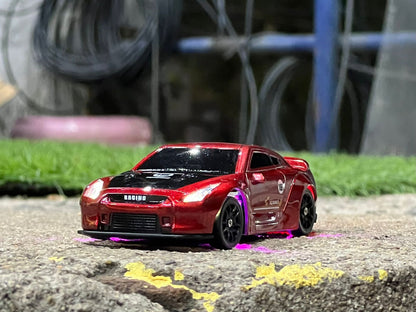 1:43 Scale 4WD Drift RC Car | App Control | 7-Color LED | 15 km/h