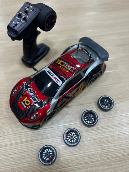 40KM/H 4WD Drift RC Car with Gyroscope – High Speed Racing | ESP Stability | Proportional Control | Drift & Rally Tyres