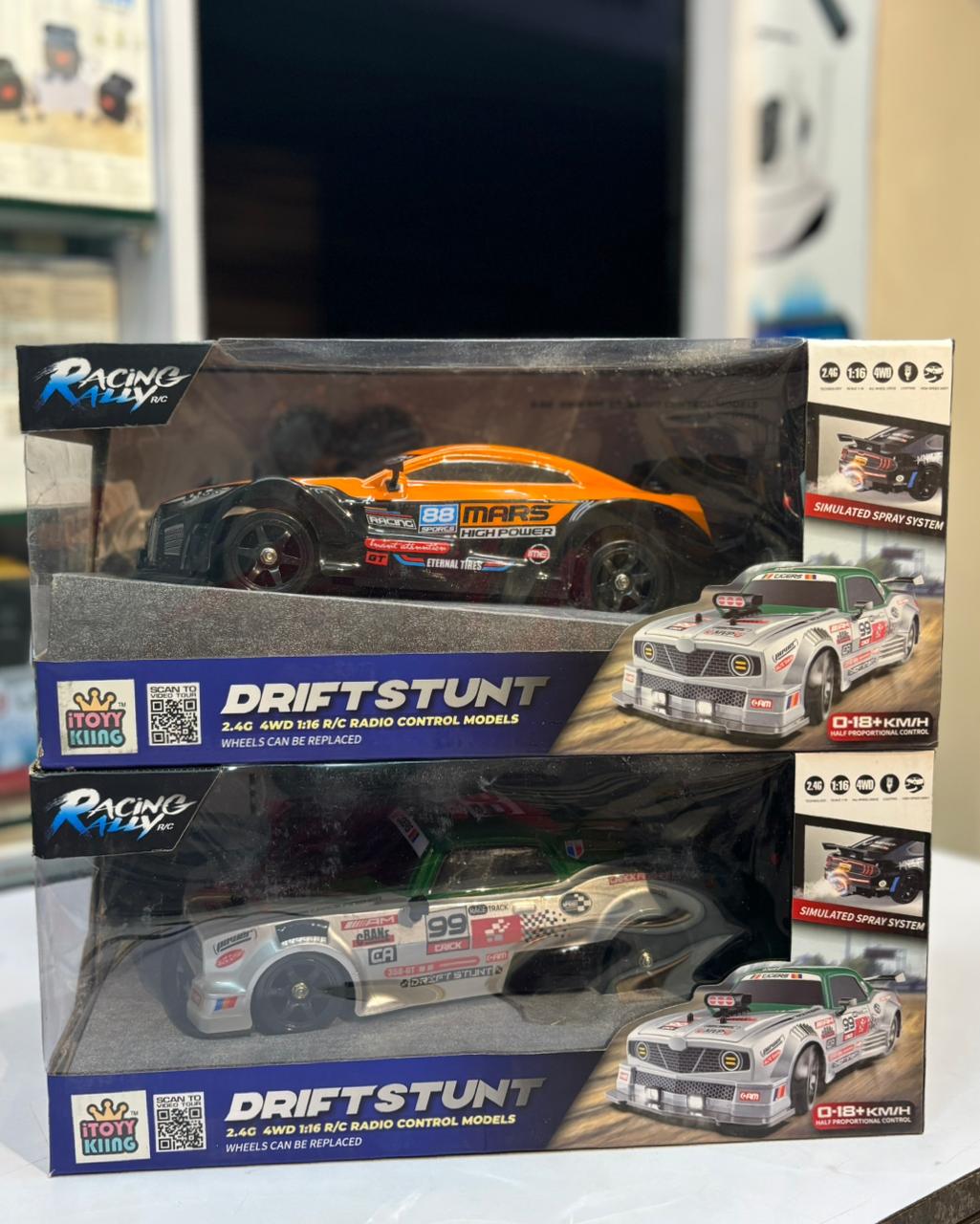 Rally Racing RC Drift 1:16 RC Car (4WD With Spray Effect )